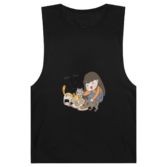 Crazy Cat Lady is My Destiny Barnard Tanks