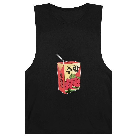 K Pop Watermelon Drink Korea Kpop Korean Drink Barnard Tanks