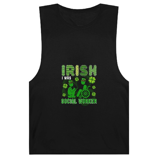 Irish I Was Social Worker St Patricks Day Irish Barnard Tanks