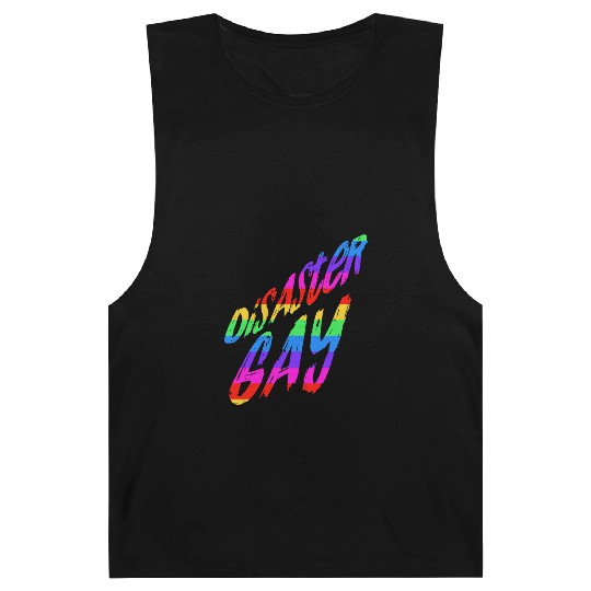 Disaster Gay pride Flag Barnard Tanks