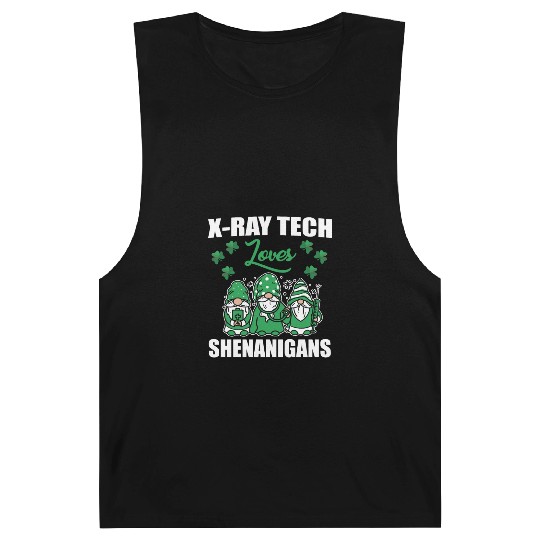 X-Ray Tech Loves Shenanigans St. Patricks Day Barnard Tanks