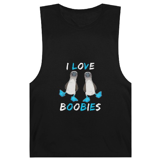 I Love Boobies Funny Booby Bird Barnard Tanks