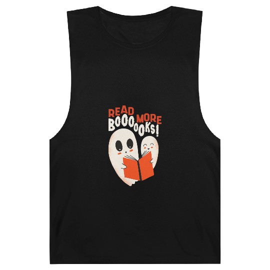 Cute BOO Read More Book Librarian English Teacher Barnard Tanks