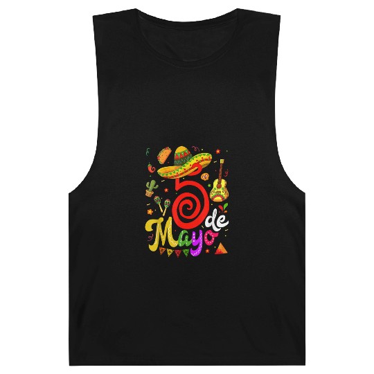 Cinco De Mayo Fiesta Surprise Camisa 5 De Mayo Viv Barnard Tanks
