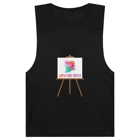 Funny Gift For An Artist Or An Art Teacher Barnard Tanks