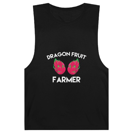Dragon Fruit Farmer Outfit Love Tropical Food Barnard Tanks
