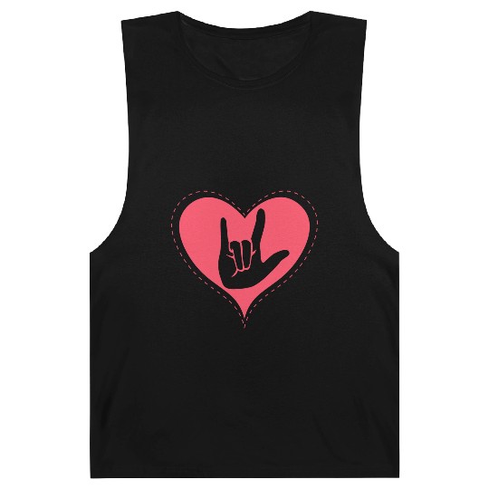 Sign Language I Love You Gifts Barnard Tanks