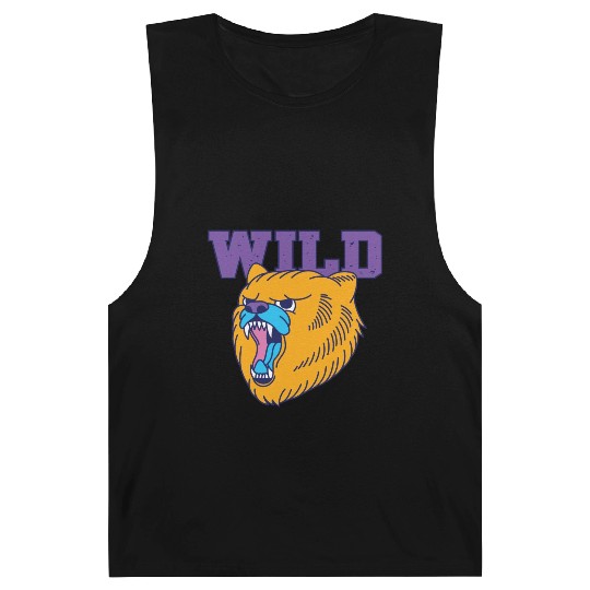 The fierce wild bear old school style Barnard Tanks