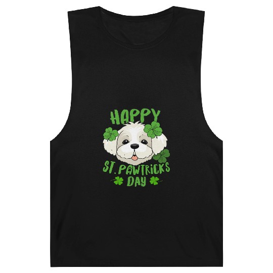 Saint Pawtricks Day Dog Lovers Keepers Pet Owners Barnard Tanks