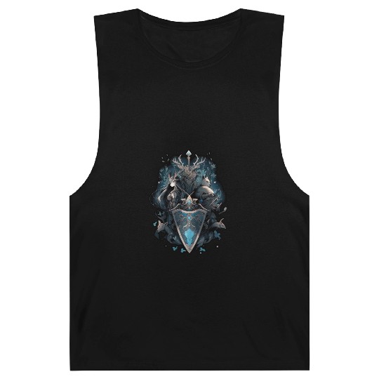 The shield and the Sword , Fox and girl anime Barnard Tanks