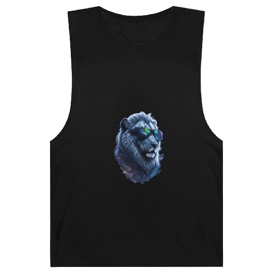 Silver Lion in Space: The Coolest Cat with Shades Barnard Tanks
