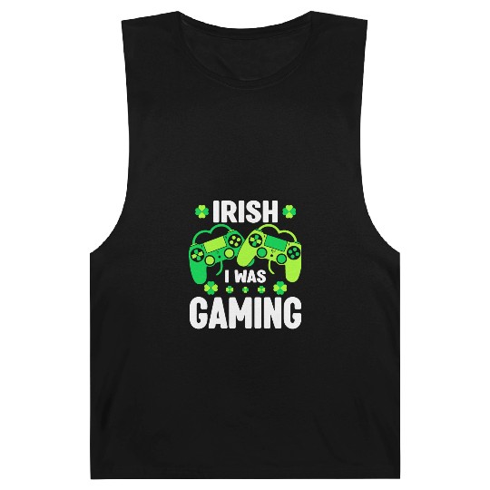 Irish I Was Gaming Video Game Irish Flag St Patric Barnard Tanks