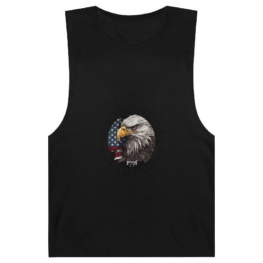 Proud American Independence Day Freedom Barnard Tanks