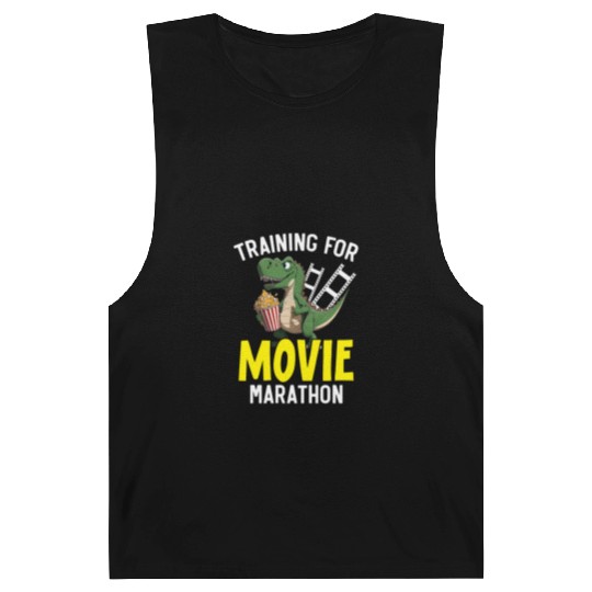 Training For Movie Marathon Movie Lover Cinema Barnard Tanks