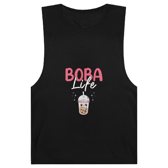 Boba Life Bubble Tea Lover Boba Tea Drinker Korean Barnard Tanks