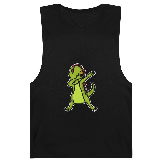 Funny Dabbing Iguana Dab Dance Reptile Lover Barnard Tanks