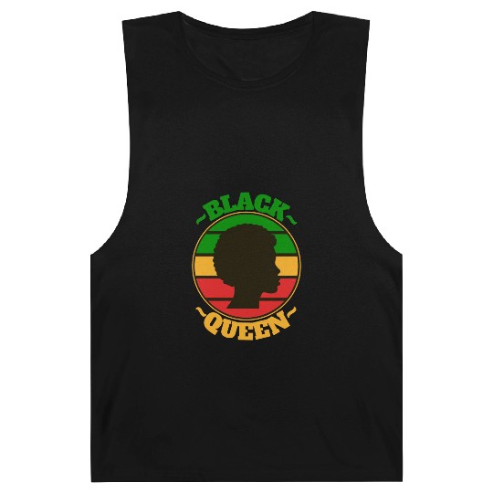 Black African Queen Barnard Tanks