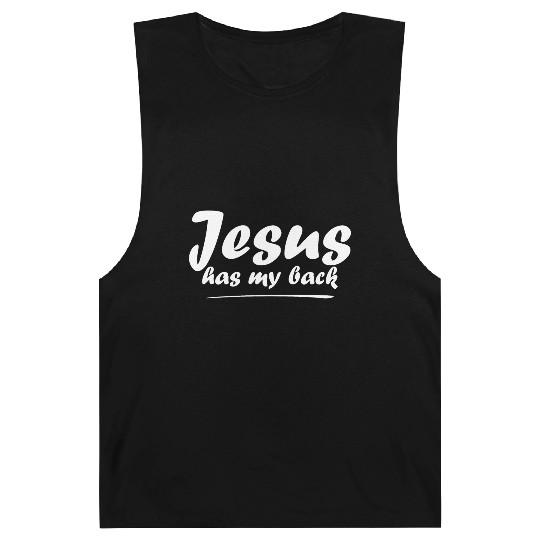 Jesus Has My Back Barnard Tanks
