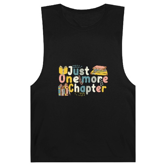 Funny Book Lover Teacher Book Reading Librarian Barnard Tanks