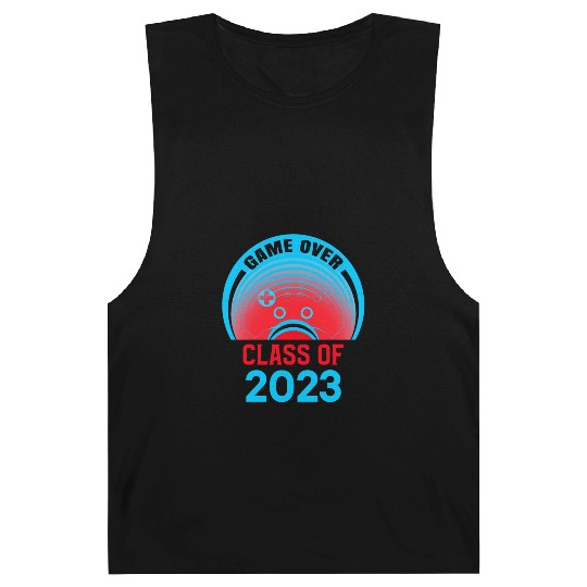 Game Over Class of 2023 Video Games Vintage Barnard Tanks