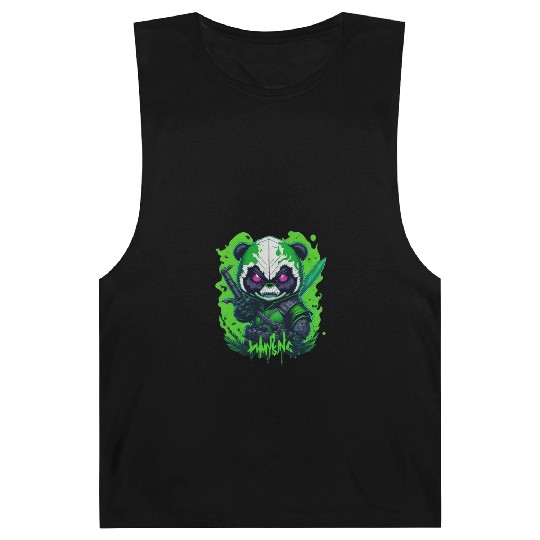 Neon Ninja Panda: A Dark Magic Barnard Tanks