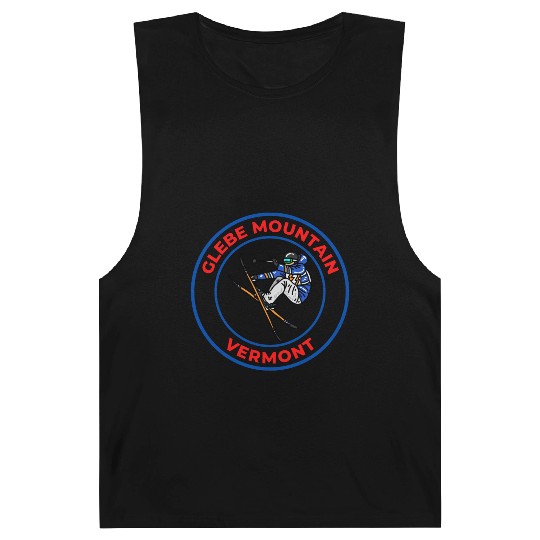 Retro Cool Skiing Glebe Mountain Vermont Souvenir Barnard Tanks