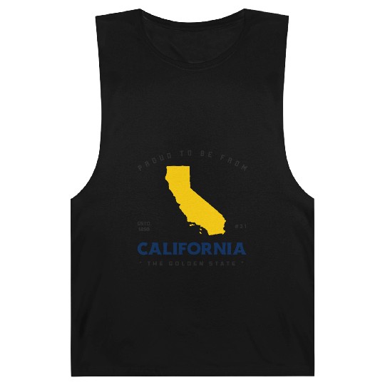 Proud To Be From CALIFORNIA Barnard Tanks
