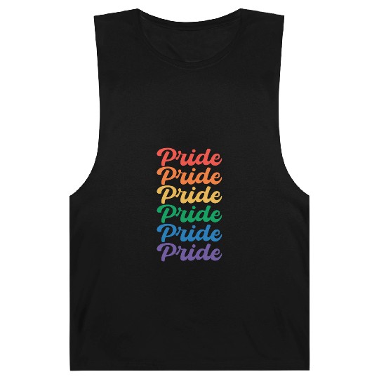 Rainbow Pride Month LGBT Ally Barnard Tanks