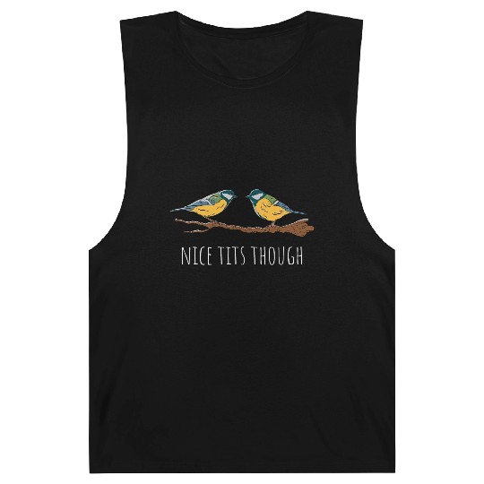 Funny Tit Bird Lover Birdwatching Birding Barnard Tanks