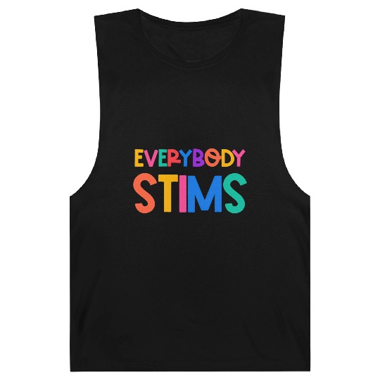 Everybody Stims Autism Special Ed Teacher Social Barnard Tanks
