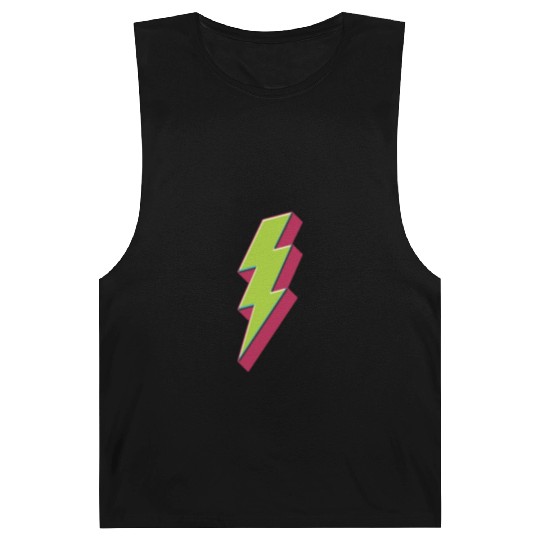 Green Lightning Bolt Barnard Tanks