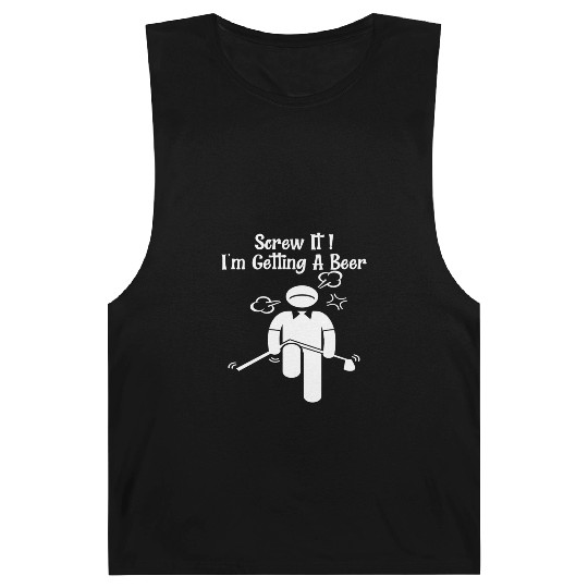 Golf Beer Golfer Father Day Mother Day Barnard Tanks