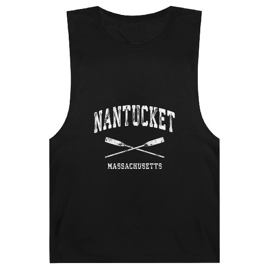 Nantucket Massachusetts Nautical Crossed Oars Barnard Tanks