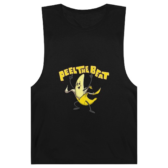 Peel The Beat Dancing Banana Barnard Tanks