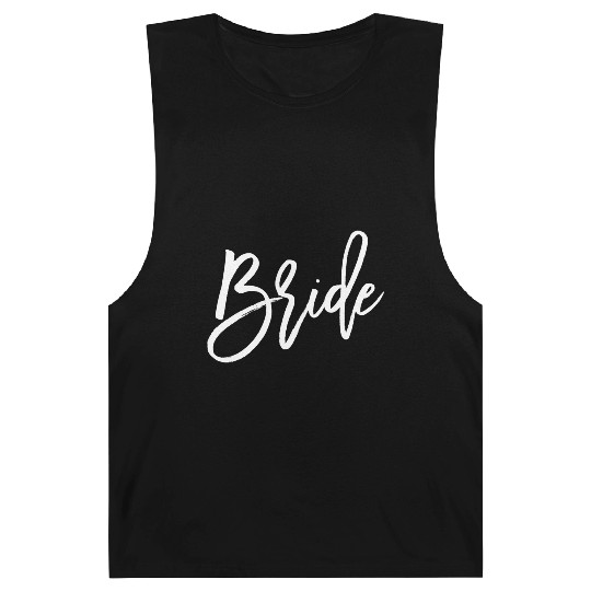 Bride For Bachelorette Party Grey Barnard Tanks