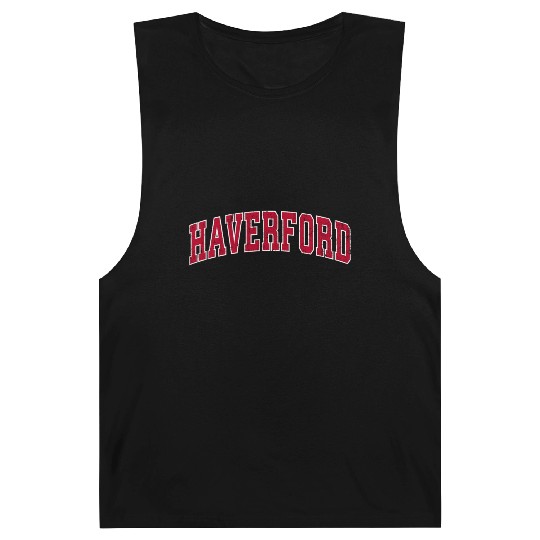 Haverford Pennsylvania Pa Sports Red Barnard Tanks