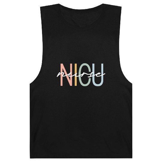 Nicu Nurse Icu Neonatal Boho Rainbow Team Tiny Hum Barnard Tanks