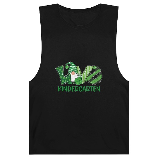 Love Gnome Kindergarten St PatricDay Teacher Or St Barnard Tanks