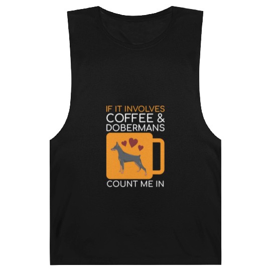 Coffee Doberman Lover Barnard Tanks