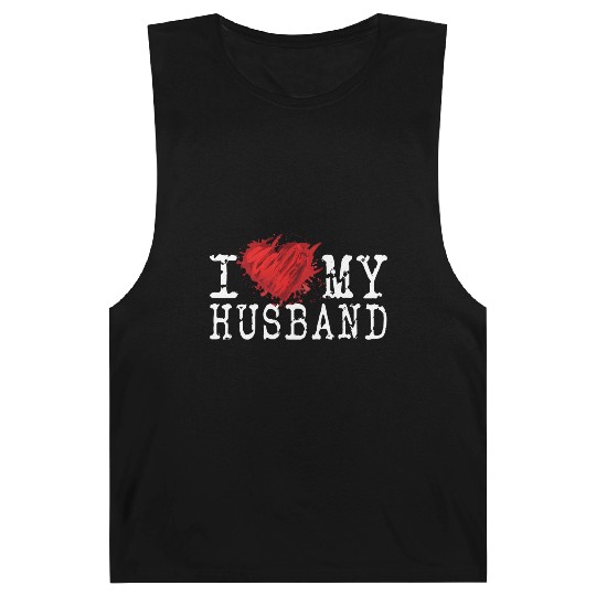 I Love My Husband Awesome Style Husband Love Barnard Tanks