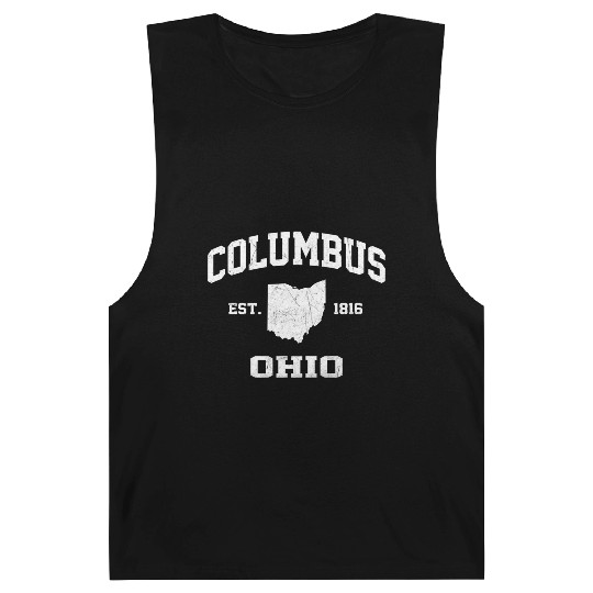Columbus Ohio Oh State Athletic Style Barnard Tanks