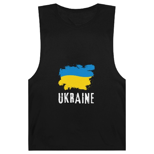 Ukraine Flag Ukrainian Support Pride Barnard Tanks