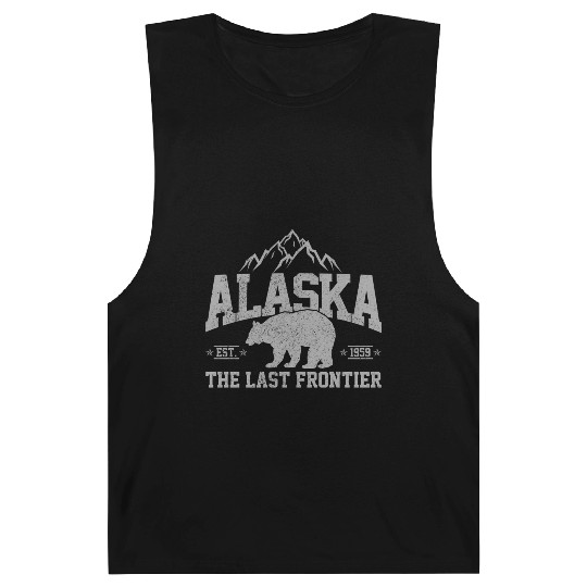 Alaska The Last Frontier Est 1959 Grizzly Bear Mou Barnard Tanks