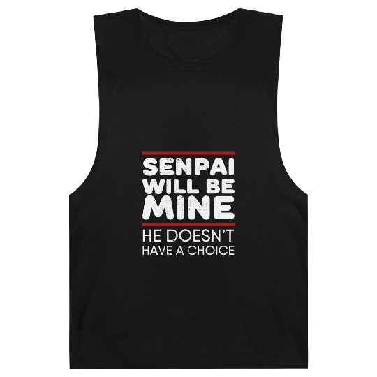 Senpai Will Be Mine Yandere Cosplay Barnard Tanks