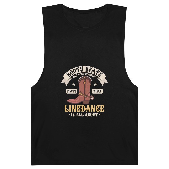 Line Dance Boots Beats Good Company Western Countr Barnard Tanks
