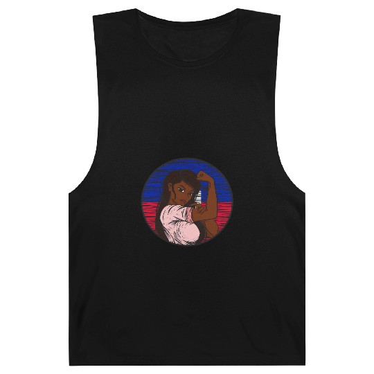 Patriotic Haitian Flag Haiti Proud Haitian Barnard Tanks