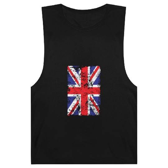 Union Jack British Flag Great Britain Novelty Barnard Tanks