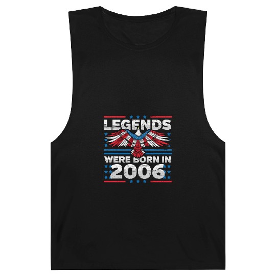 Legends Were Born In 2006 Patriotic Barnard Tanks