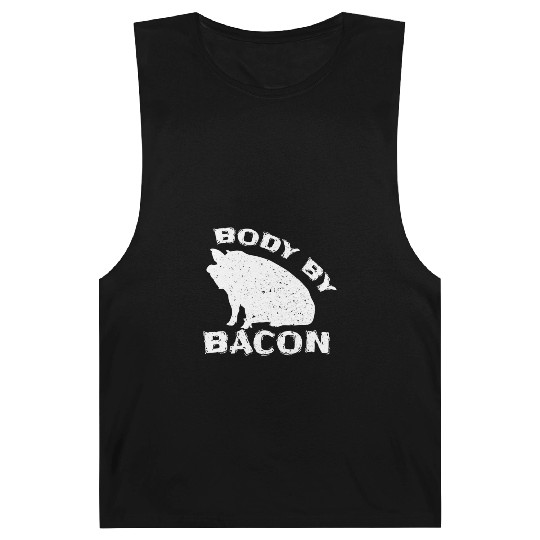 Famer Body By Bacon Pig Bbq Pun Barnard Tanks