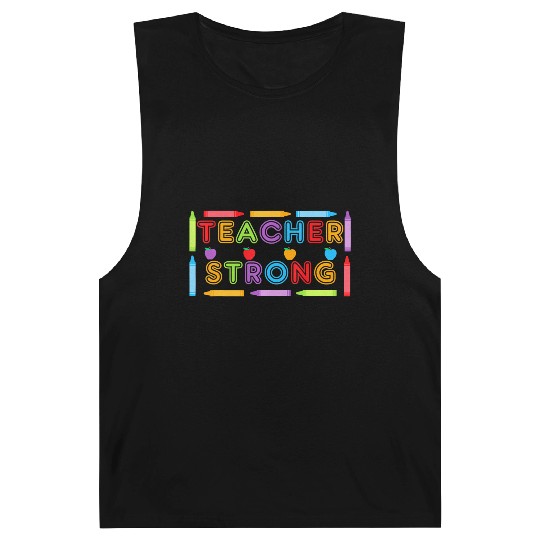 Teacher Strong - Best Teacher Back to School Barnard Tanks